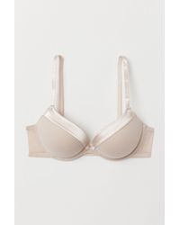 H&M Soutien-gorge super push-up - Neutre