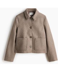 H&M - Korte Gevilte Jas - Lyst