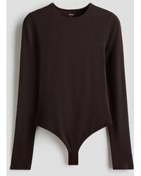 H&M - Sculpting Tangabody mit Langarm - Lyst