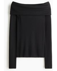 H&M - Pull Épaules Nues - Lyst