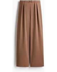 H&M - Pantalon Met Gesp - Lyst