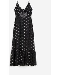H&M - Kleid aus zartem Chiffon - Lyst