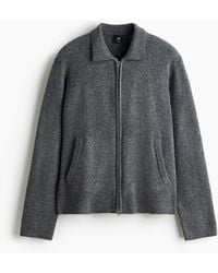 H&M - Cardigan mit Kragen in Regular Fit - Lyst