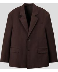 H&M - Single-breasted Linnen Colbert - Lyst