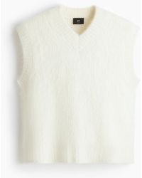 H&M - Pull Sans Manches Loose Fit En Alpaga Mélangé - Lyst