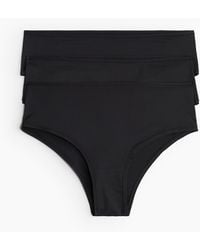 H&M - 3er-Pack Hipster aus Mikrofaser - Lyst