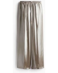 H&M - Weite Hose mit Tunnelzug - Lyst