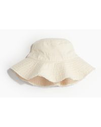 H&M - Bucket Hat aus Baumwolle mit Fransenkante - Lyst