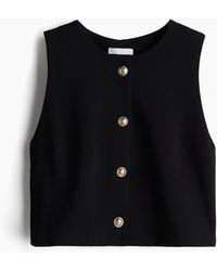 H&M - Gilet aus Bouclé-Jersey - Lyst