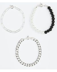 H&M Lot de 3 bracelets - Blanc