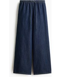 H&M - Denim Pull-on Broek - Lyst