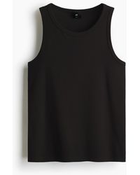 H&M - Geribde Tanktop - Lyst