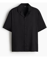 H&M - Chemise Loose Fit avec col cubain - Lyst
