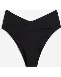 H&M - Cheeky Bikinihose High Waist - Lyst