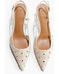 H&M - Slingpumps mit Kitten Heels - Lyst