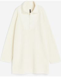 H&M - Oversized Kleid mit kurzem Zipper - Lyst