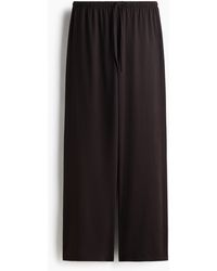 H&M - Rechte Broek Met Drawstring - Lyst