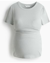 H&M - Mama Geribde Top - Lyst