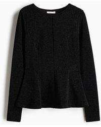 H&M - Peplumtop - Lyst