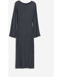 H&M - Bodycon-Kleid aus Strukturstrick - Lyst
