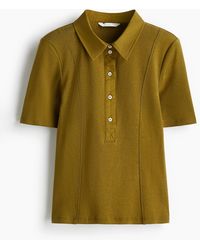 H&M - Shirt mit Kragen - Lyst