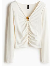 H&M - Ingerimpelde Rop Met Cutout - Lyst