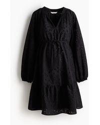 H&M - MAMA Kleid mit Broderie Anglaise - Lyst