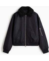 H&M - Bomber Loose Fit En Nylon - Lyst