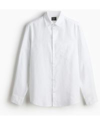 H&M - Leinenhemd Regular Fit - Lyst