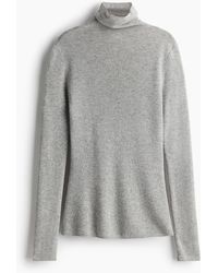 H&M - Pullover aus Kaschmirmix mit Turtleneck - Lyst