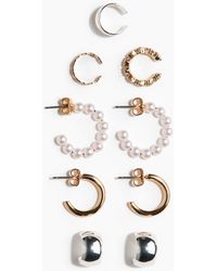 H&M - Hoop-Ohrringe und Earcuffs - Lyst