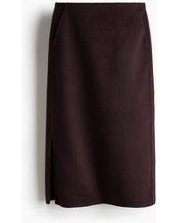 H&M - Jupe crayon en laine mélangée - Lyst