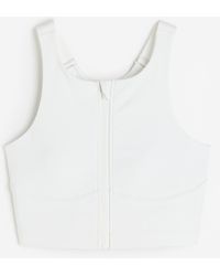 H&M - Sport-BH aus DryMove mit Zipper High Support - Lyst