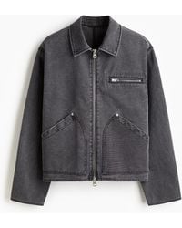 H&M - Canvasjacke im Workwear-Look - Lyst