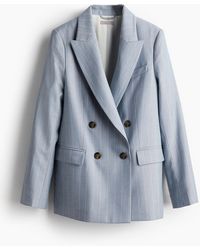H&M - Oversized Double-breasted Blazer - Lyst
