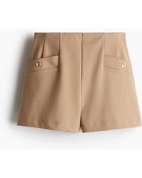 H&M - Shorts aus Interlock-Jersey - Lyst