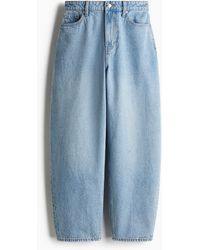 H&M - Barrel High Jeans - Lyst
