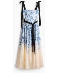 H&M - Ausgestelltes Kleid mit Bindeträgern - Lyst
