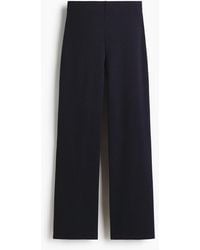 H&M - Tricot Broek Met Rechte Pijpen - Lyst