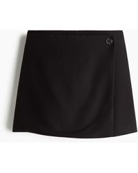 H&M - Skort im Wickelschnitt - Lyst