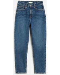 H&M - Slim Mom High Ankle Jeans - Lyst