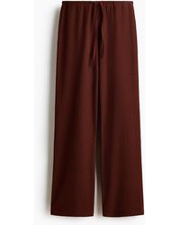 H&M - Broek Van Structuurtricot - Lyst