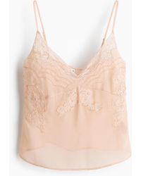 H&M - Gedecoreerde Straptop - Lyst