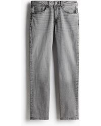 H&M - Straight Regular Jeans - Lyst