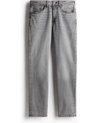 H&M - Straight Regular Jeans - Lyst