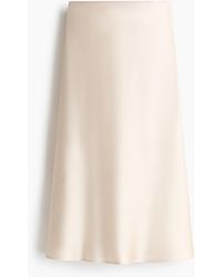 H&M - Midi Skirt - Lyst