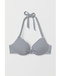 H&M Padded Bikini Top - Blue