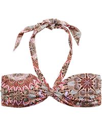 H&M Bandeau-Bikinitop - Lila