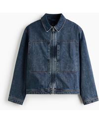 H&M - Denim Workwearjack - Lyst