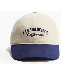 H&M - Twillcap mit Motivstickerei - Lyst